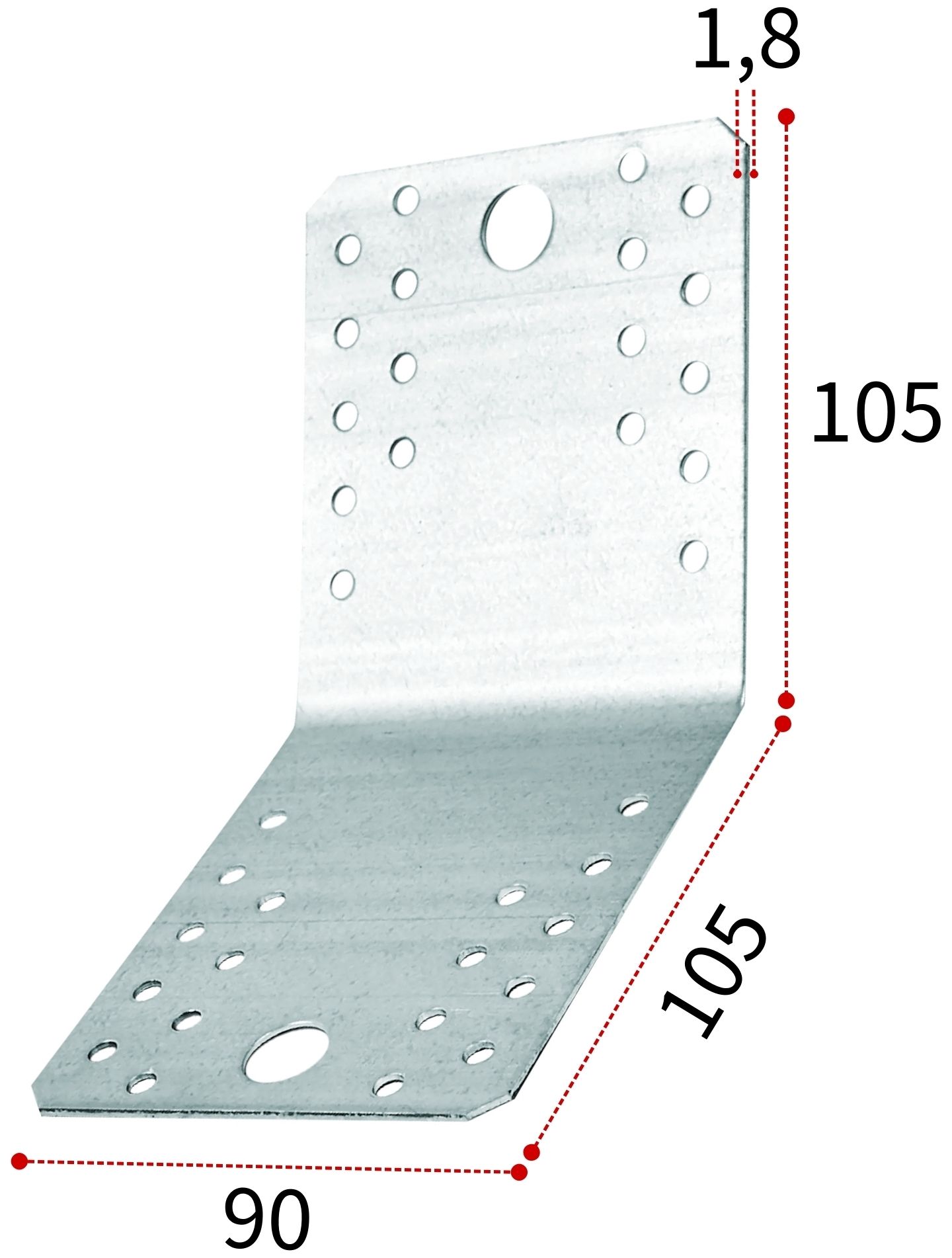 100-105х90 под 135° 1,8мм